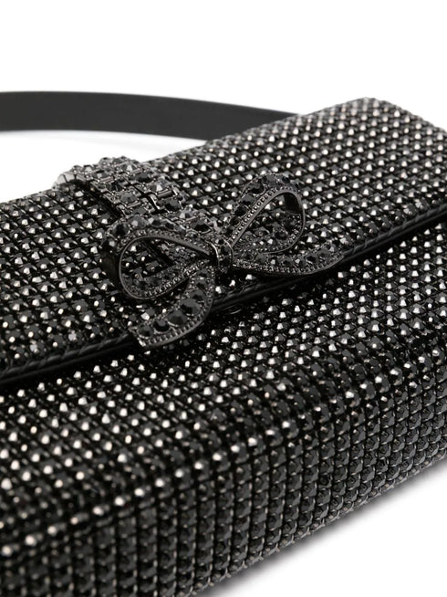 bolso de hombro adornado con gemas